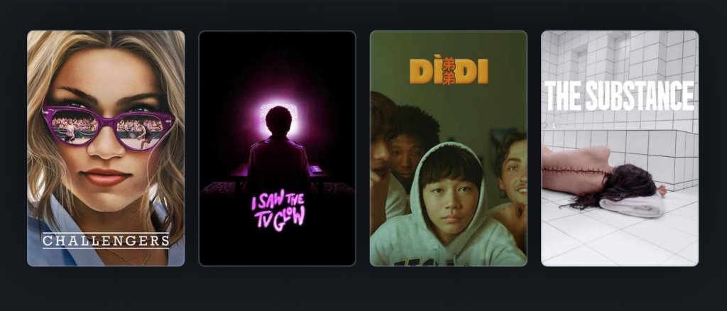 My Favorite 2024* Movie Releases